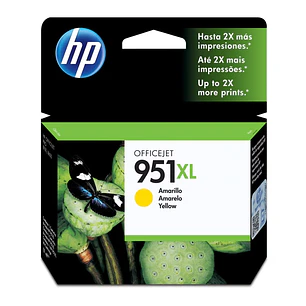 HP 951XL CN048AL Cartucho de Tinta Amarillo Original, 17ml, 1.500 Páginas
