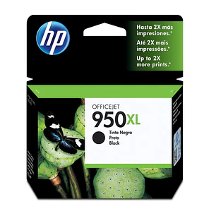 HP 950XL CN045AL Cartucho de Tinta Negro Original, 53ml, 2.300 Páginas