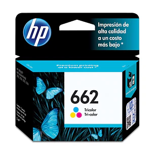 HP 662 CZ104AL Cartucho de Tinta Tricolor Original, 2ml, 100 Páginas