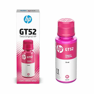 HP GT52 M0H55AL Botella de Tinta Magenta Original, 70ml, 8.000 Páginas
