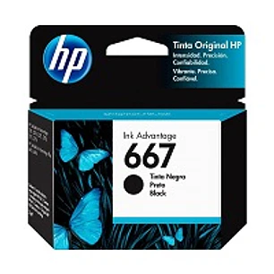 HP 667 3YM79AL Cartucho de Tinta Negro Original, 2ml, 120 Páginas