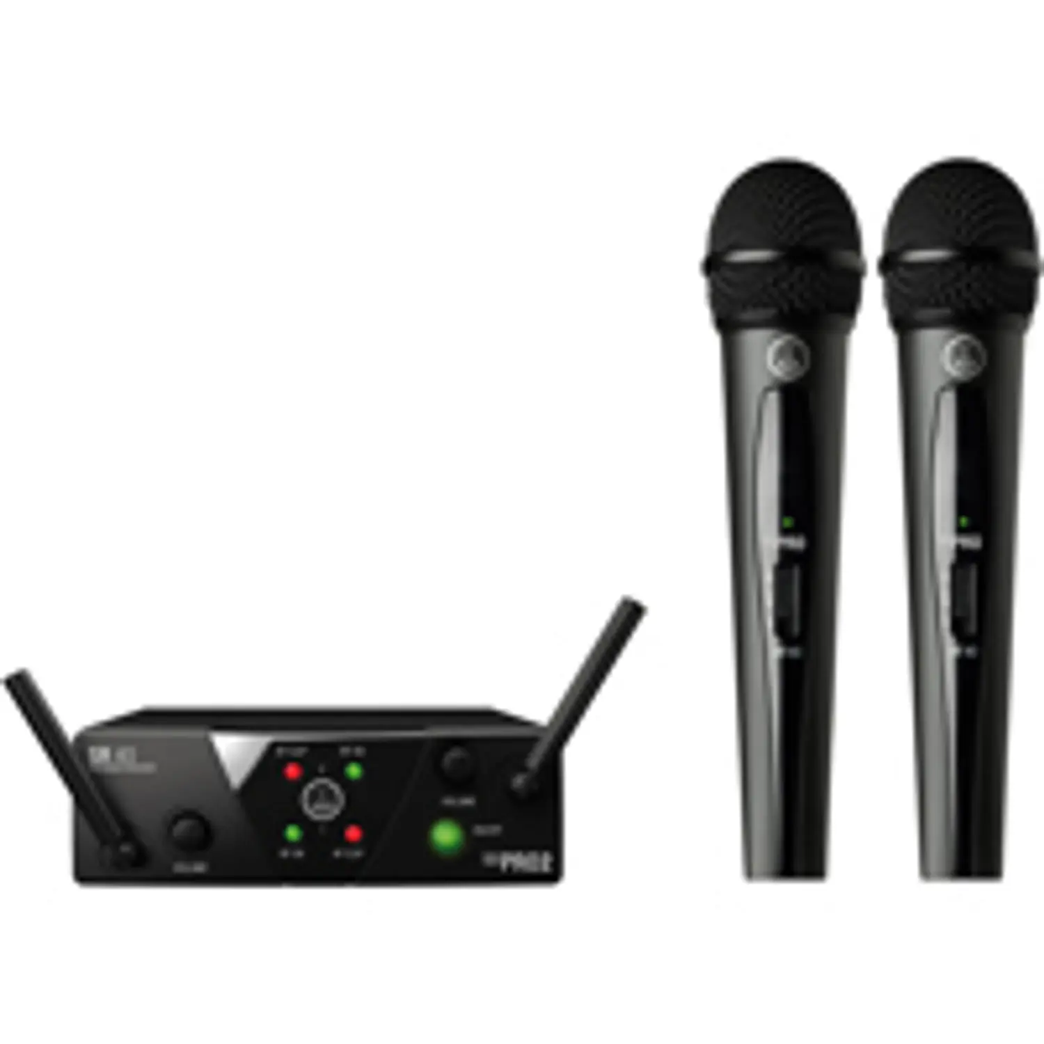 AKG WMS40 Mini Dual Vocal Set BD JP1/2, Sistema Inalámbrico UHF Dual, 2 Micrófonos HT40 Mini