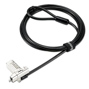Kensington Universal 3-in-1 2.0 K63394WW Candado con Combinación para Notebook, 1.8m, Negro