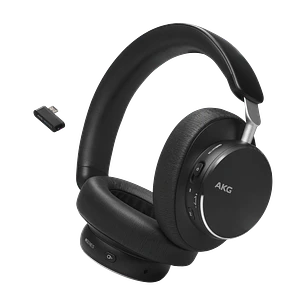 AKG N9 Hybrid AKGN9HYBRIDBLKAM Audífonos Over-Ear Bluetooth 5.3, ANC Adaptativo, 100h, Negro