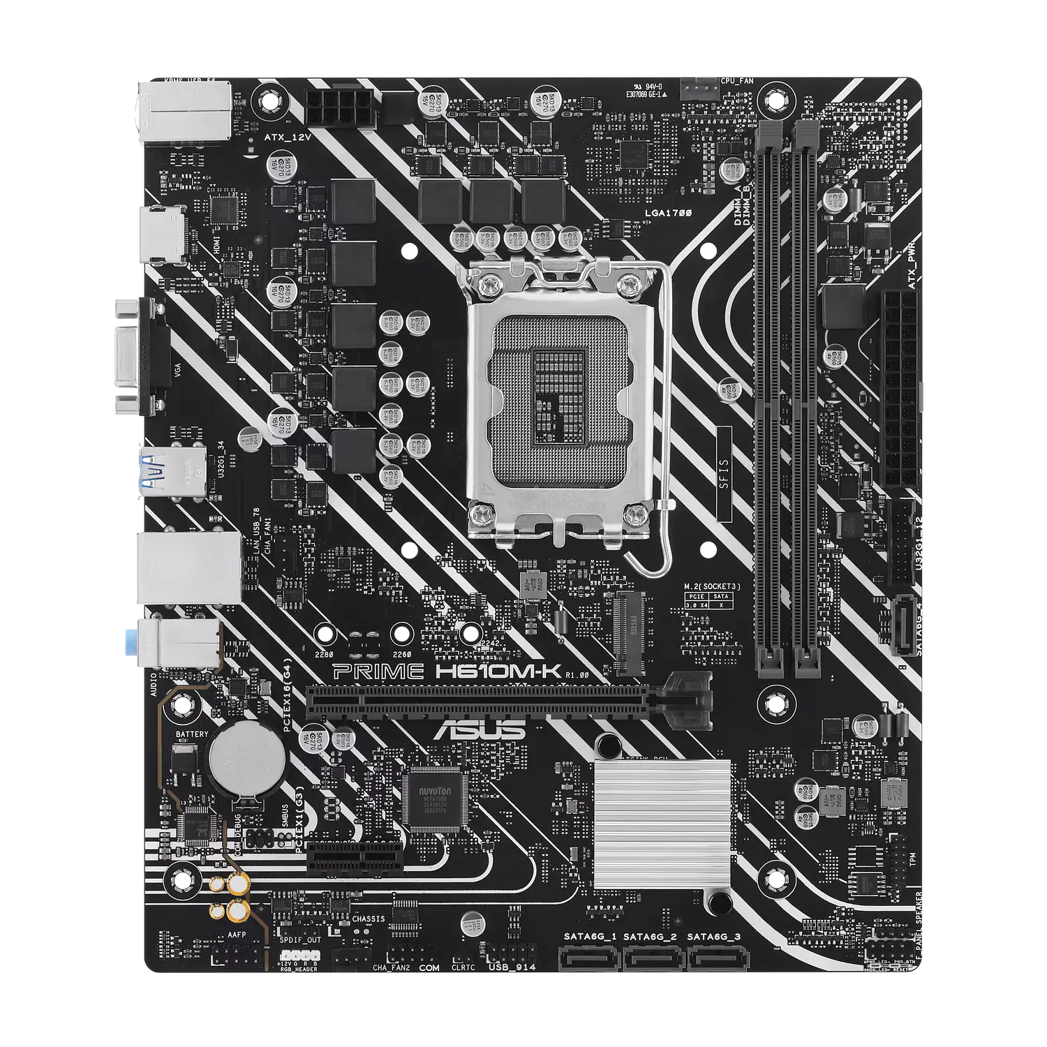 ASUS PRIME H610M-K + Intel Core i5-14400, Kit Placa Madre DDR5 LGA1700, 10 Núcleos, Hasta 4.7GHz 2