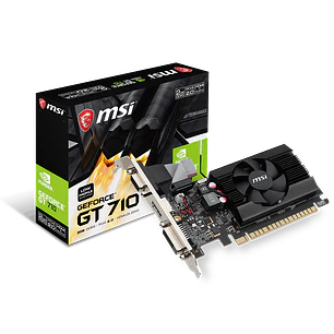 MSI GeForce GT 710 + Intel Core i5-14400, Kit Tarjeta de Video + Procesador, 10 Núcleos, Hasta 4.7GHz