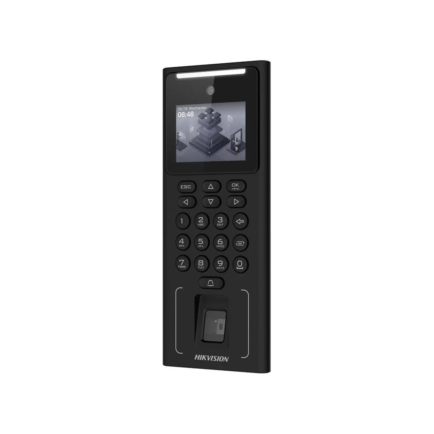 Hikvision DS-K1T321MFWX, Control de Acceso Facial, Huella, Tarjeta M1, PIN, Wi-Fi 2