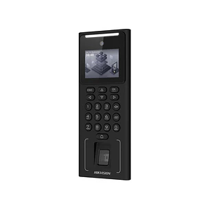 Hikvision DS-K1T321MFWX, Control de Acceso Facial, Huella, Tarjeta M1, PIN, Wi-Fi