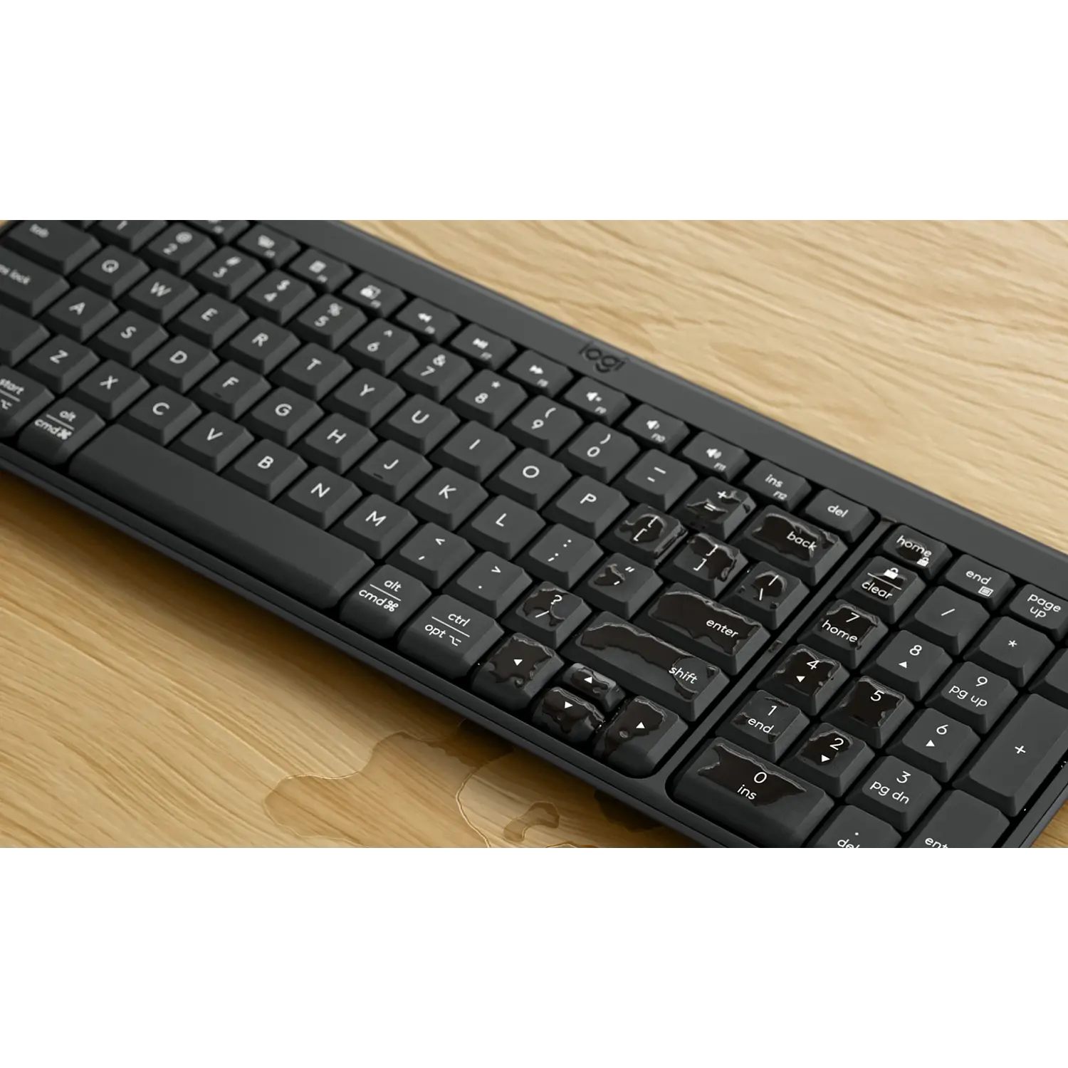 Logitech K250 Teclado Inalámbrico Compacto Bluetooth, Numérico, Español, Grafito 10