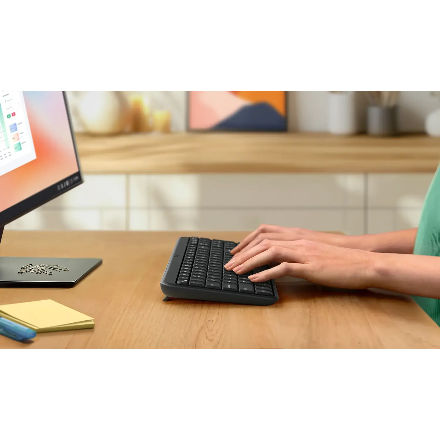 Logitech K250 Teclado Inalámbrico Compacto Bluetooth, Numérico, Español, Grafito 9