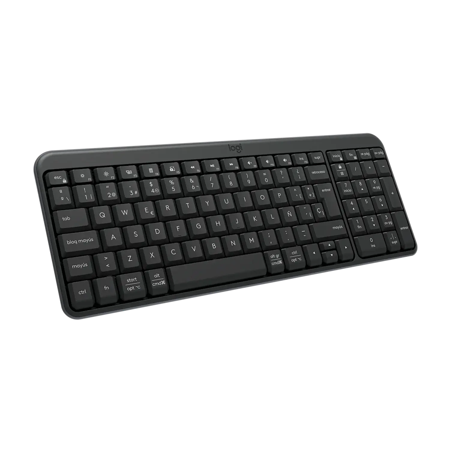Logitech K250 Teclado Inalámbrico Compacto Bluetooth, Numérico, Español, Grafito 4