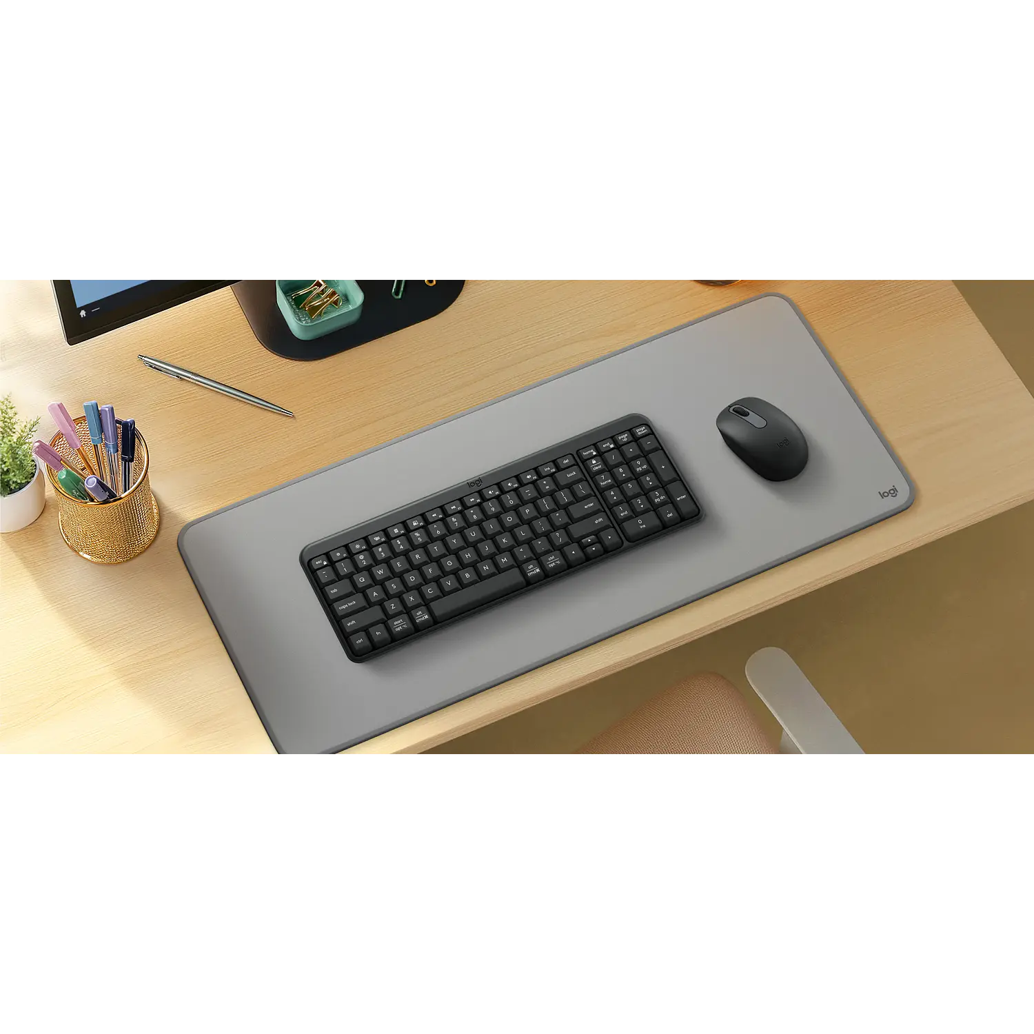 Logitech K250 Teclado Inalámbrico Compacto Bluetooth, Numérico, Español, Grafito 11