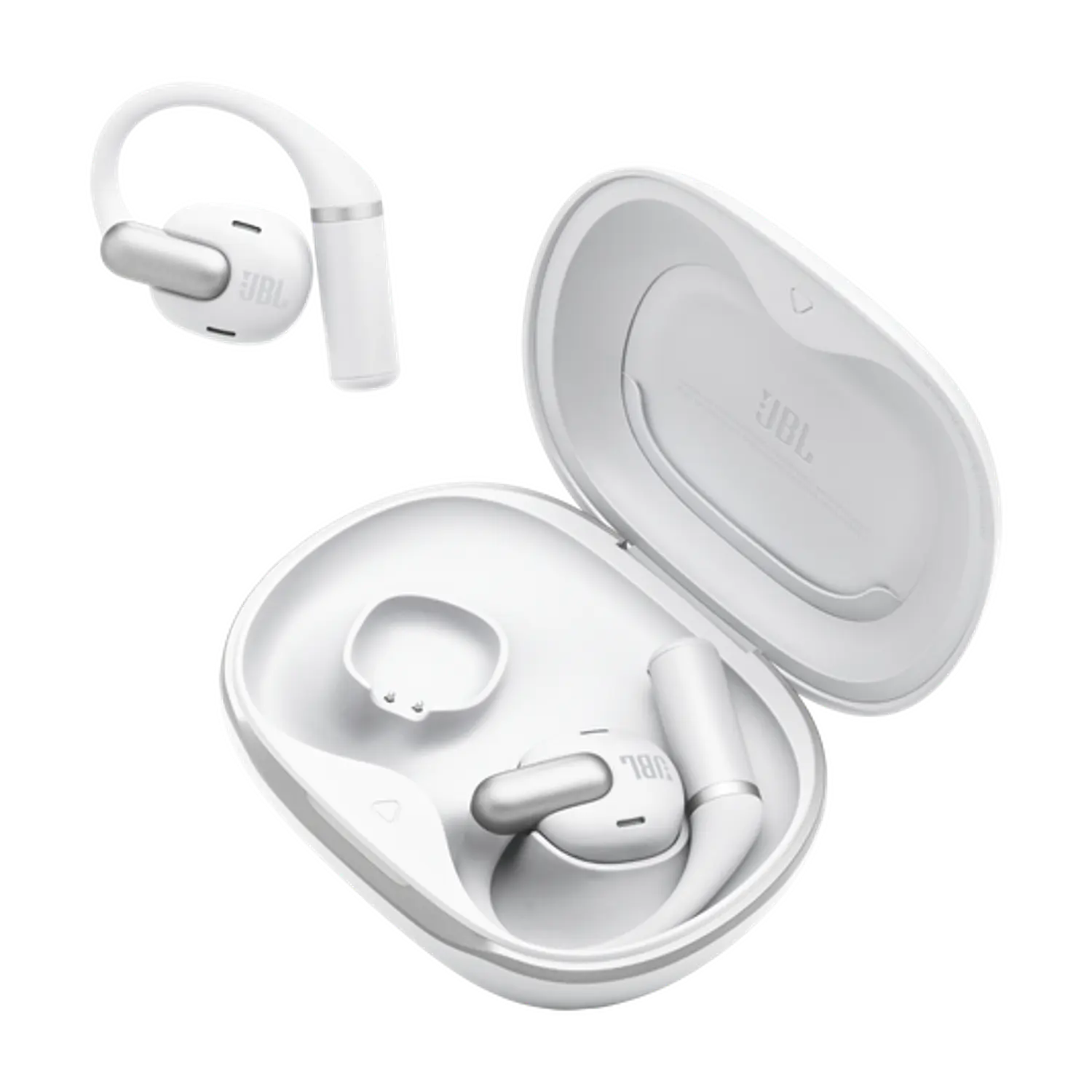 JBL Sense Pro Audífonos Open-Ear Bluetooth 6.0, LDAC, 4 Micrófonos, 38h, IP54, Blanco 3