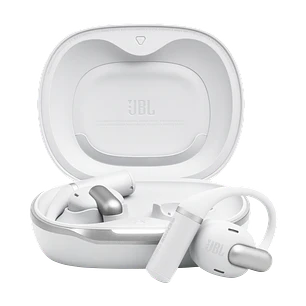 JBL Sense Pro Audífonos Open-Ear Bluetooth 6.0, LDAC, 4 Micrófonos, 38h, IP54, Blanco