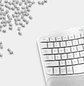 Logitech Wave Keys Teclado Ergonómico Inalámbrico, Bluetooth, Logi Bolt, Español, Reposamanos, Blanco - Miniatura 9