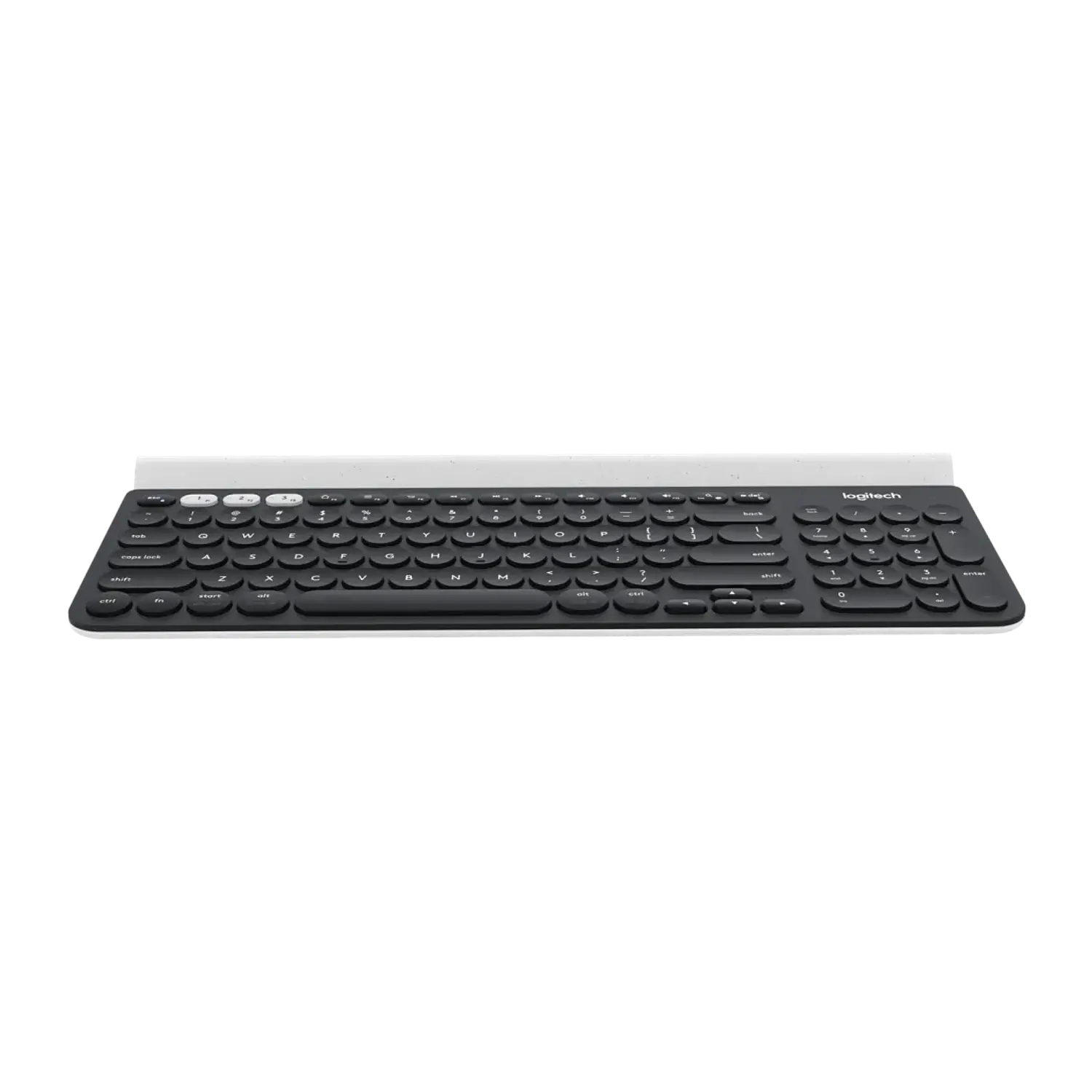Logitech K780 Multi-Device Teclado Inalámbrico, Bluetooth, USB Unifying 2.4GHz, Easy-Switch, Español, Negro/Blanco 2