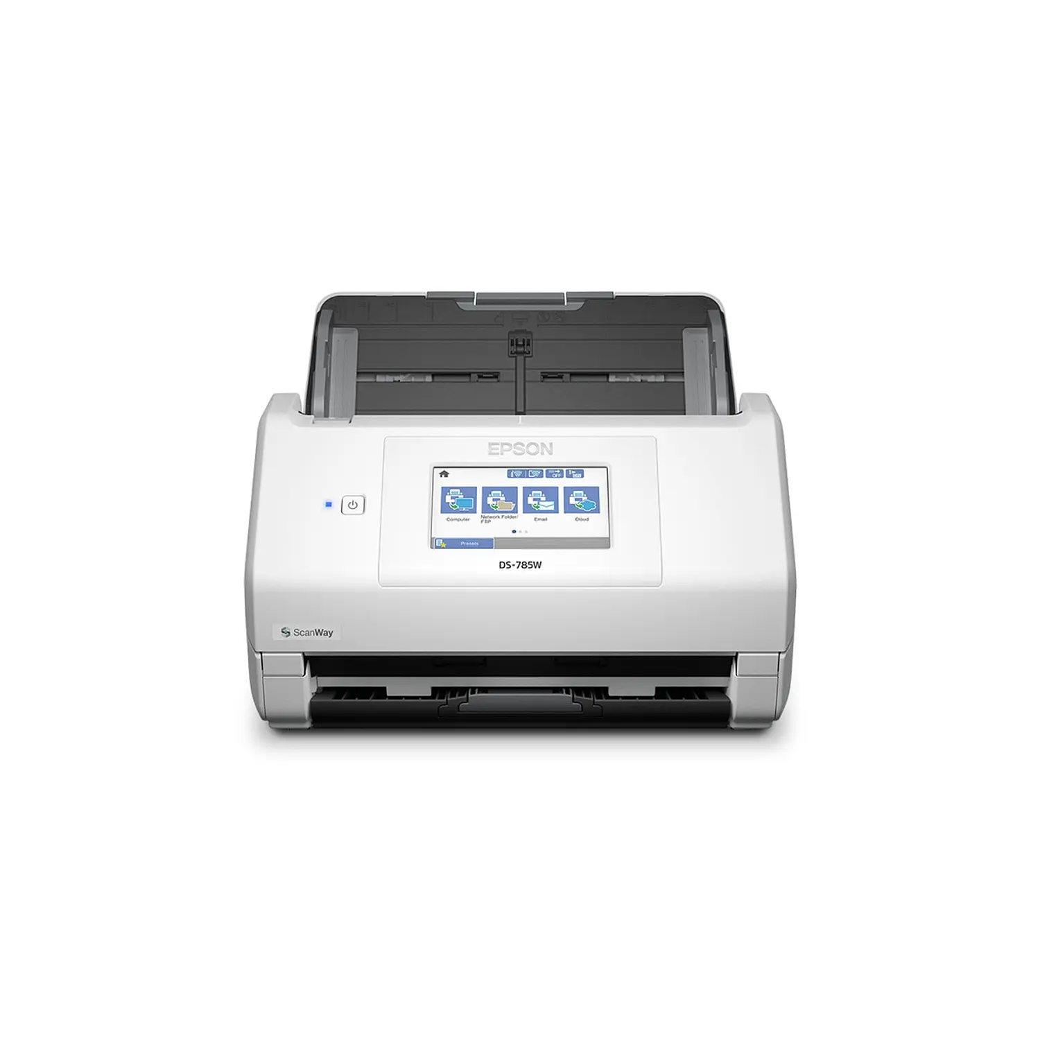 Epson DS-785W Escáner Documental Inalámbrico A4, Dúplex 45ppm/90ipm, ADF 100 Hojas, WiFi, USB, LCD 4.3