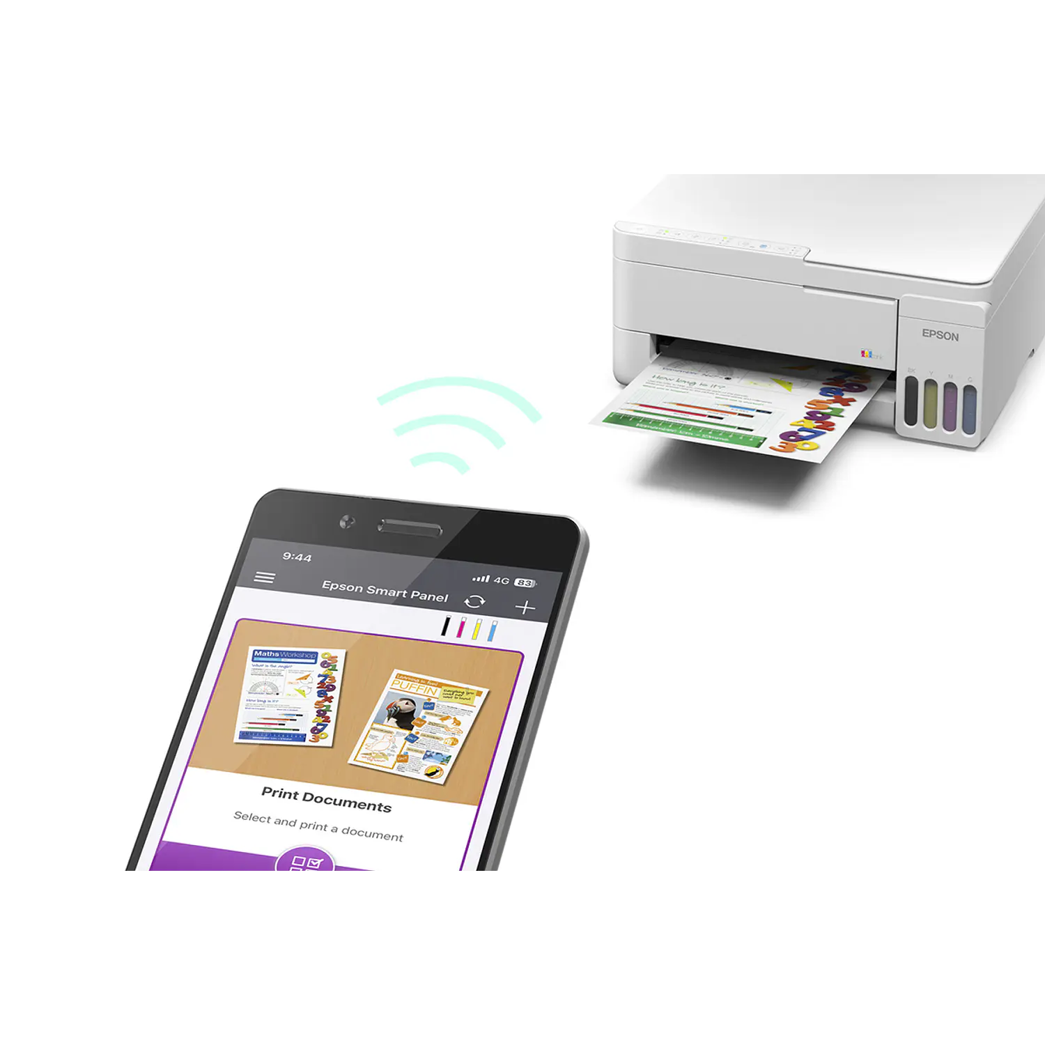Epson EcoTank L3352 C11CL62307, Impresora Multifuncional Color, Wi-Fi, A4, EcoTank, Blanco 5