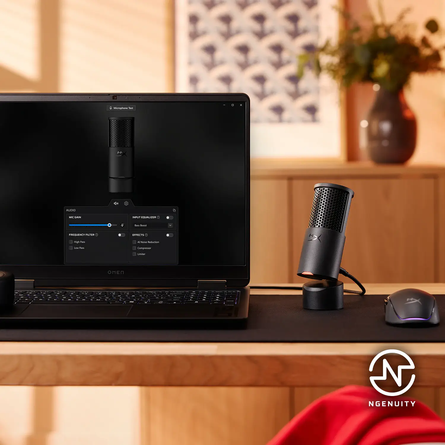 HyperX SoloCast 2 AR0A0AA, Micrófono USB Gaming, 24-bit/96kHz, Cardioide, Tap-to-Mute, Negro 10