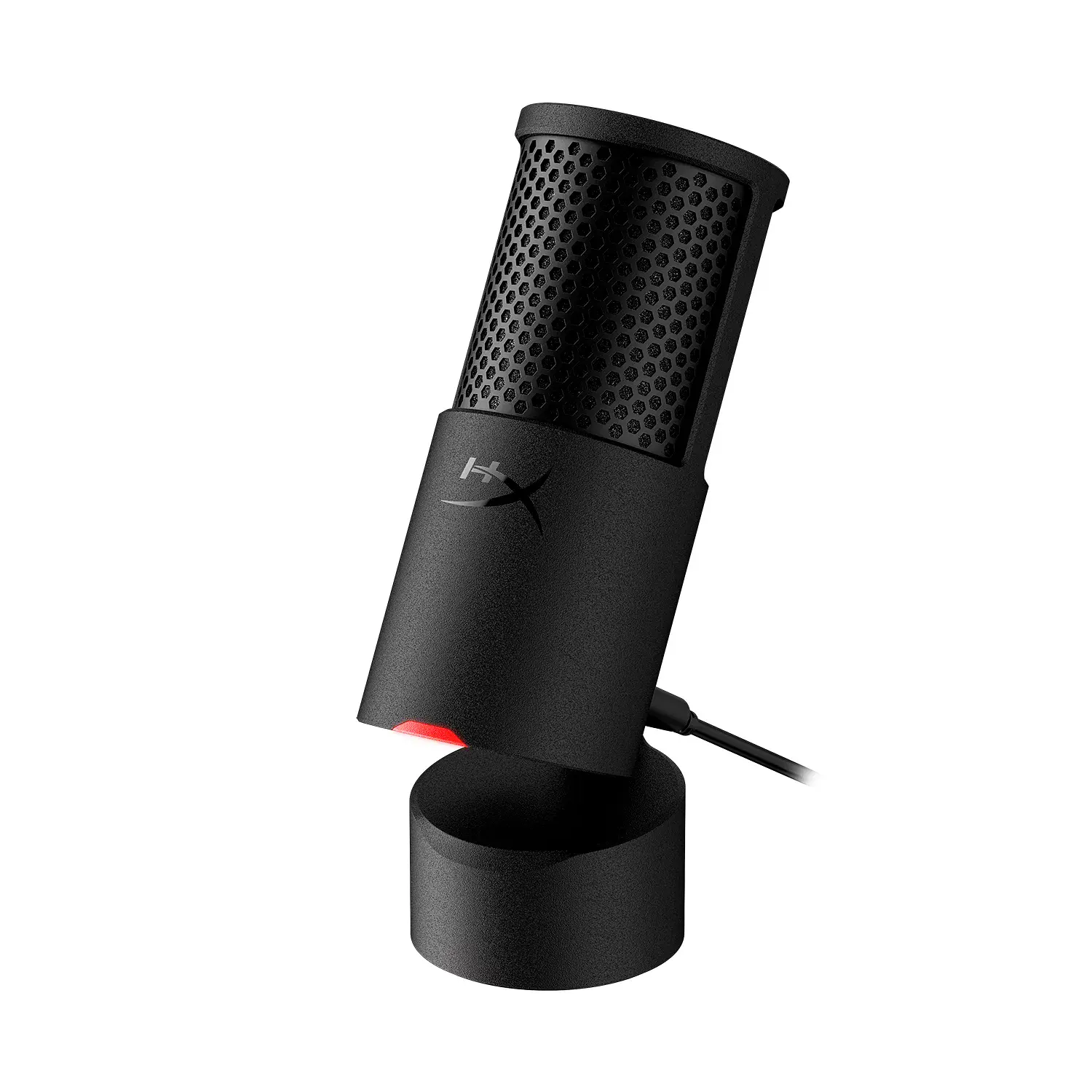 HyperX SoloCast 2 AR0A0AA, Micrófono USB Gaming, 24-bit/96kHz, Cardioide, Tap-to-Mute, Negro 2