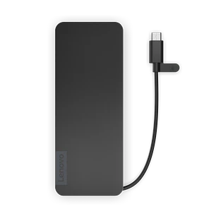 Lenovo USB-C Slim Travel Dock 4X11N40212, Dock 8 en 1, HDMI 2.1 4K 60Hz, USB 10Gbps, SD/microSD, PD 65W