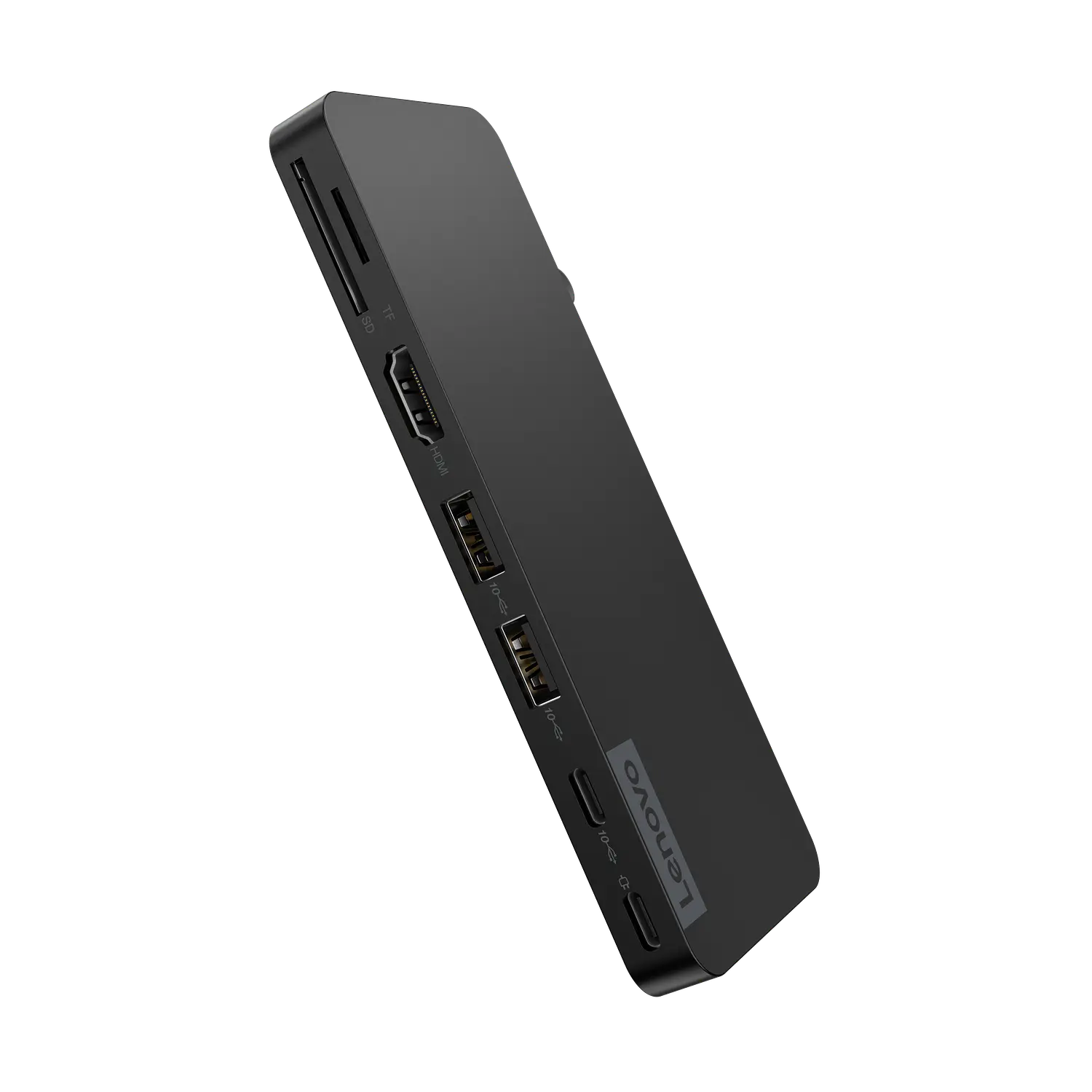 Lenovo USB-C Slim Travel Dock 4X11N40212, Dock 8 en 1, HDMI 2.1 4K 60Hz, USB 10Gbps, SD/microSD, PD 65W 6