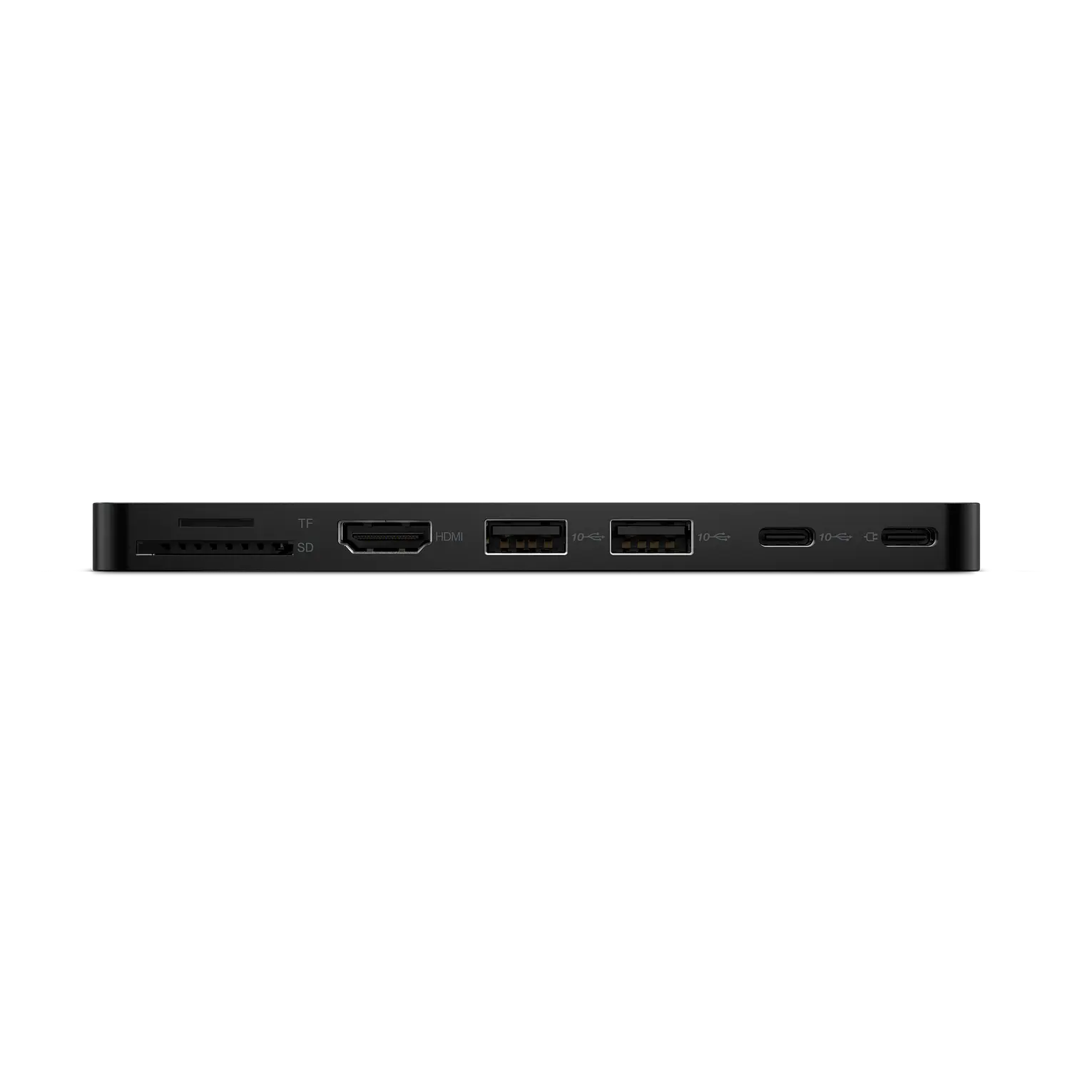 Lenovo USB-C Slim Travel Dock 4X11N40212, Dock 8 en 1, HDMI 2.1 4K 60Hz, USB 10Gbps, SD/microSD, PD 65W 14