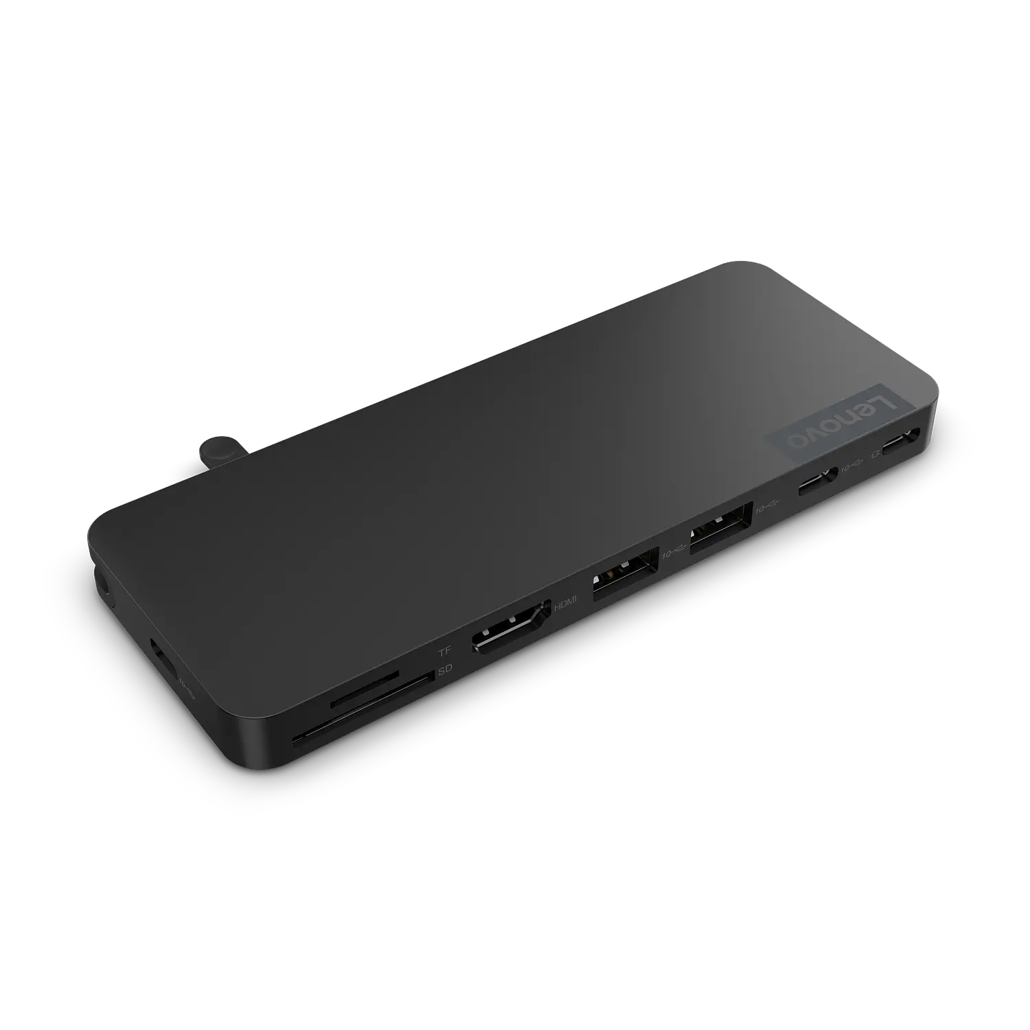 Lenovo USB-C Slim Travel Dock 4X11N40212, Dock 8 en 1, HDMI 2.1 4K 60Hz, USB 10Gbps, SD/microSD, PD 65W 12