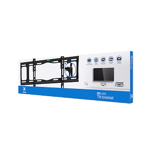Xtech XTA-375 Soporte Inclinable para TV 32-70, VESA 600x400, 30kg, Inclinación 10°, Negro