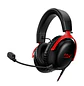 HyperX Cloud III 727A9AA Audífonos Gamer Cableados, 53mm, USB-C, USB-A, 3.5mm, Negro/Rojo - Miniatura 1