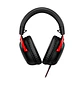 HyperX Cloud III 727A9AA Audífonos Gamer Cableados, 53mm, USB-C, USB-A, 3.5mm, Negro/Rojo - Miniatura 3