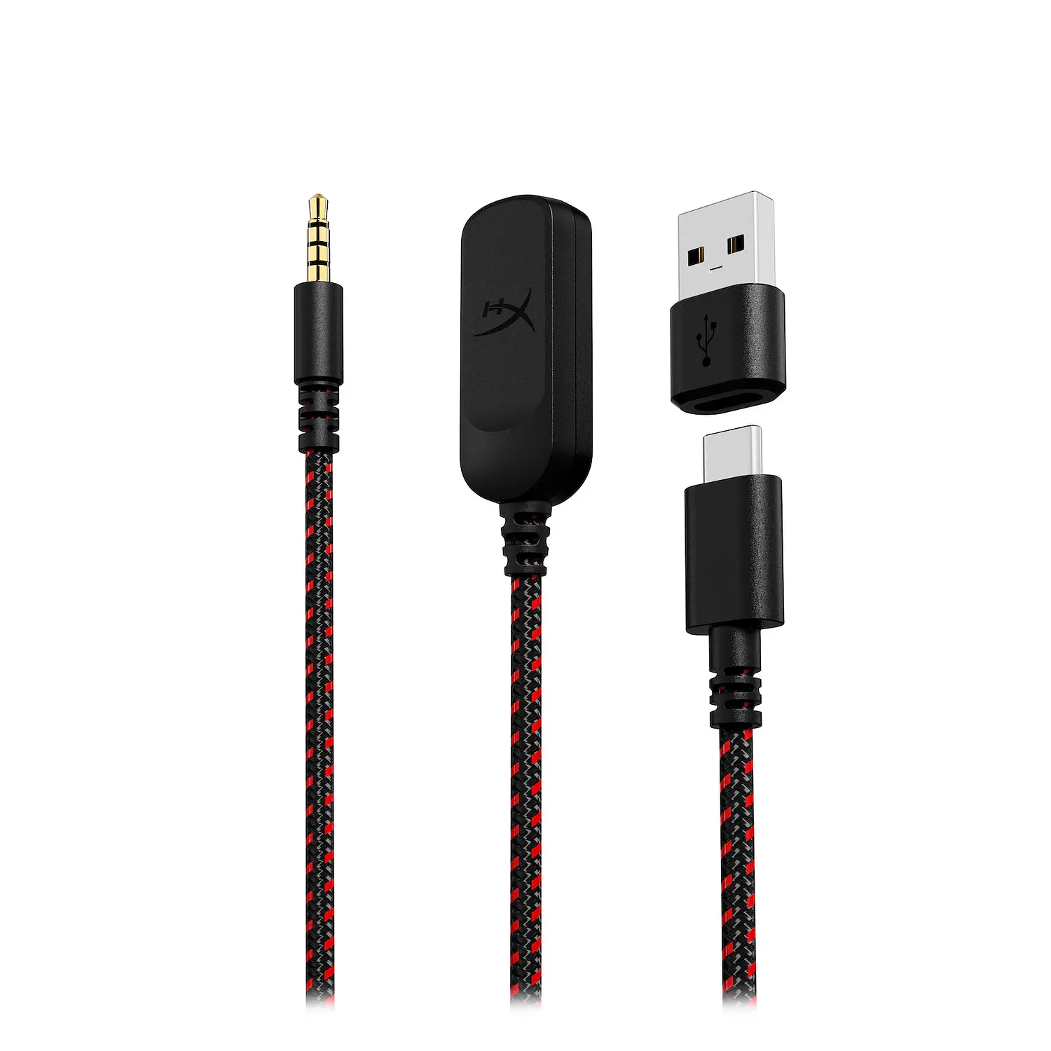 HyperX Cloud III 727A9AA Audífonos Gamer Cableados, 53mm, USB-C, USB-A, 3.5mm, Negro/Rojo 7