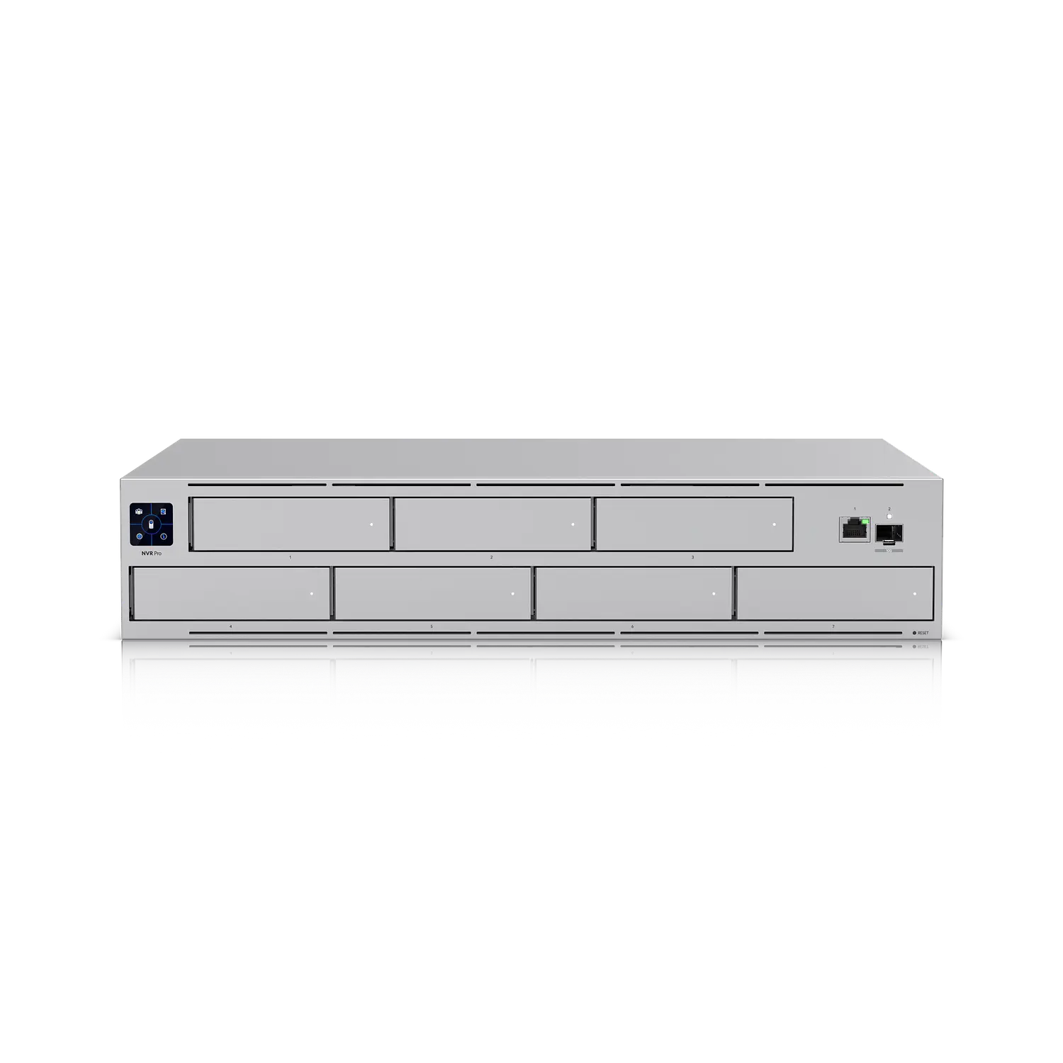Ubiquiti UniFi UNVR-Pro NVR 2U, 7 Bahías HDD/SSD, 10G SFP+, RAID, 70 Cámaras HD 1