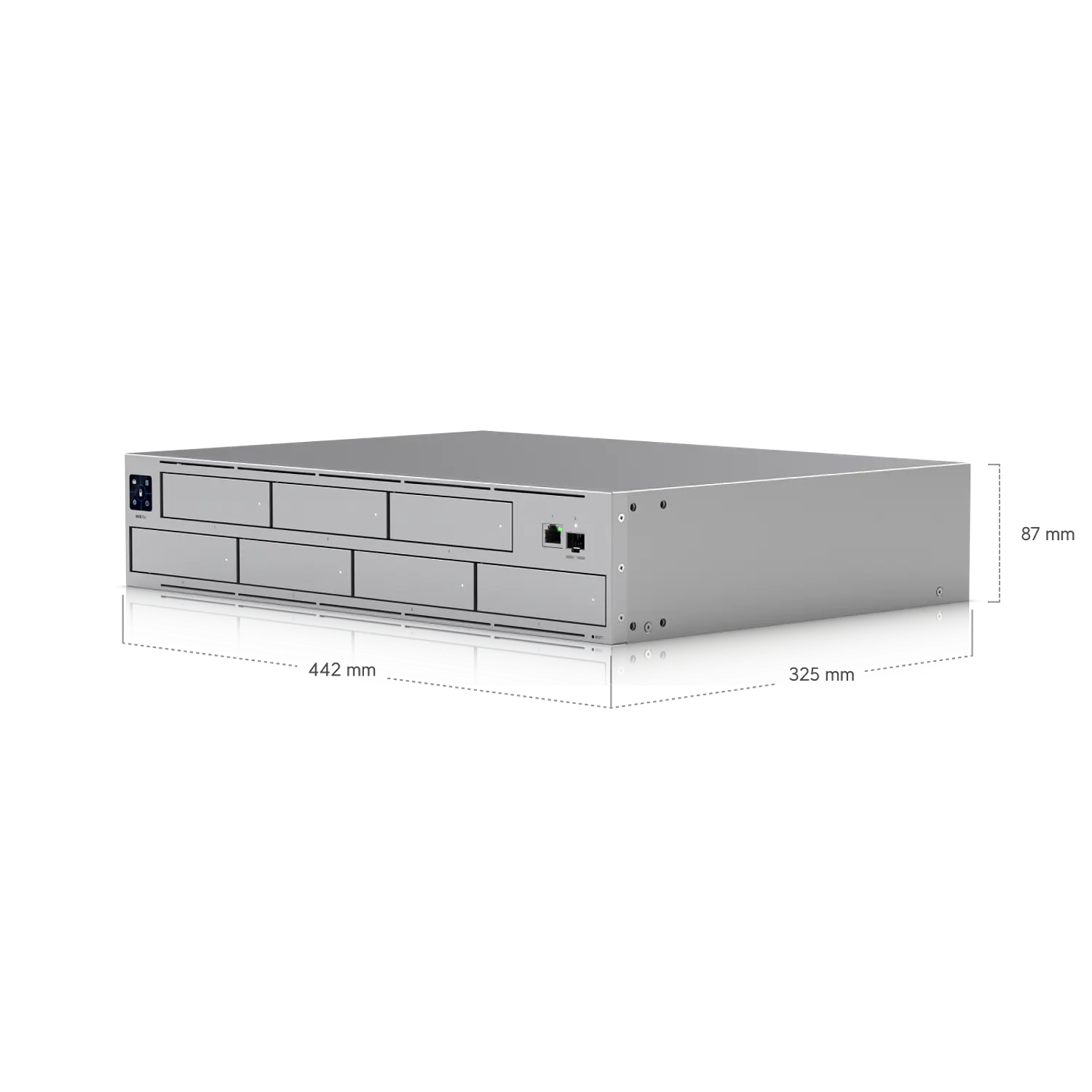 Ubiquiti UniFi UNVR-Pro NVR 2U, 7 Bahías HDD/SSD, 10G SFP+, RAID, 70 Cámaras HD 8