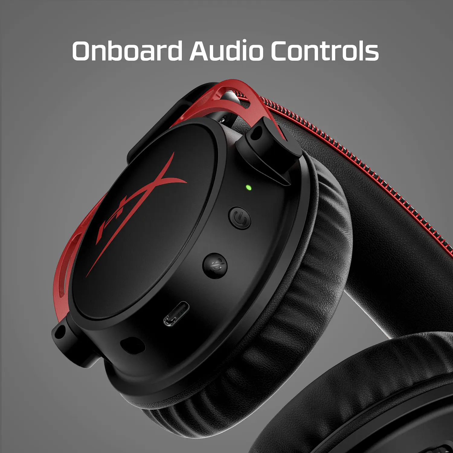 HyperX Cloud Alpha Wireless Audífonos Gamer Inalámbricos 2.4GHz, 300h, DTS, 50mm, Negro/Rojo 11