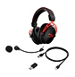 HyperX Cloud Alpha Wireless Audífonos Gamer Inalámbricos 2.4GHz, 300h, DTS, 50mm, Negro/Rojo - Miniatura 6