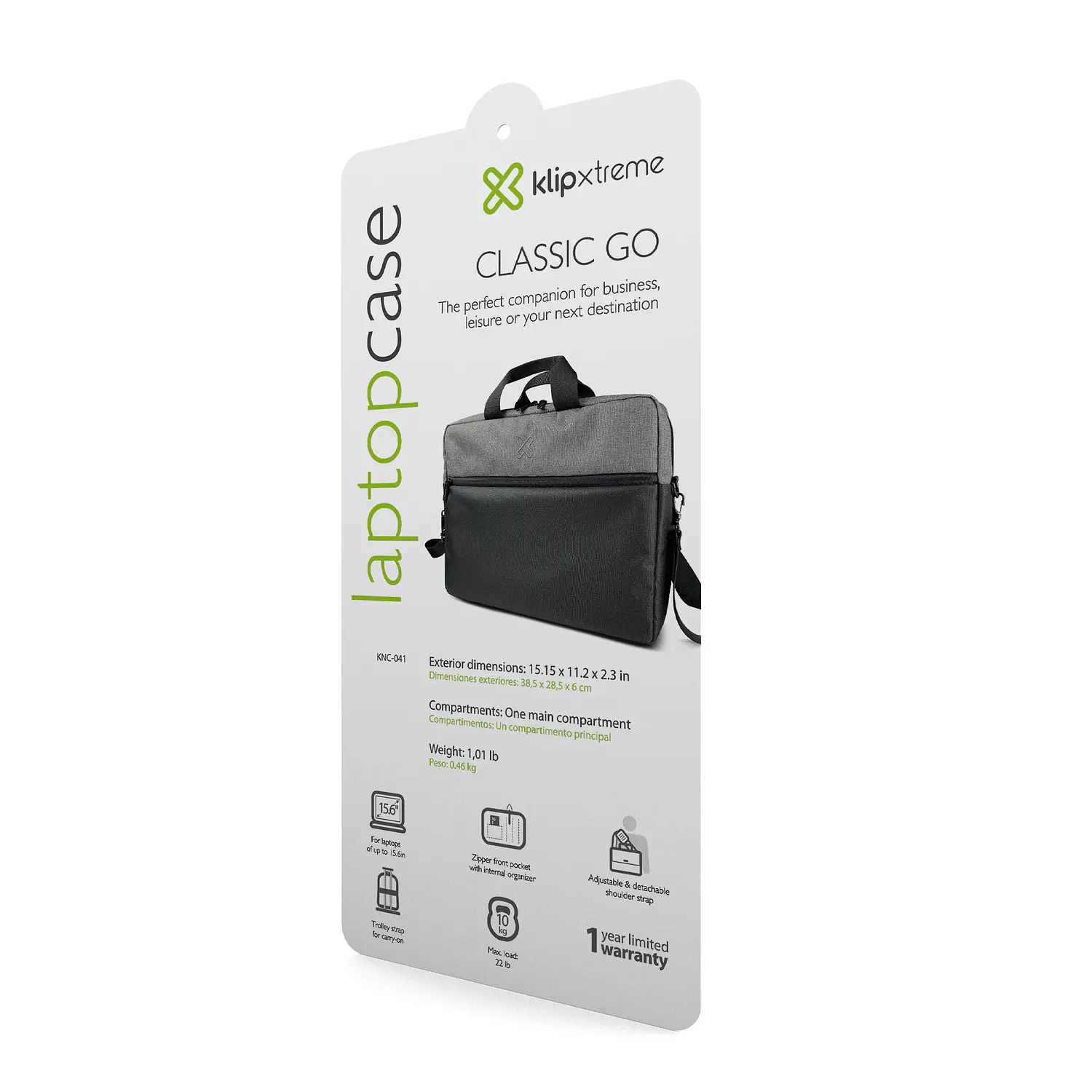 Klip Xtreme Classic Go Maletín para Notebook 15.6
