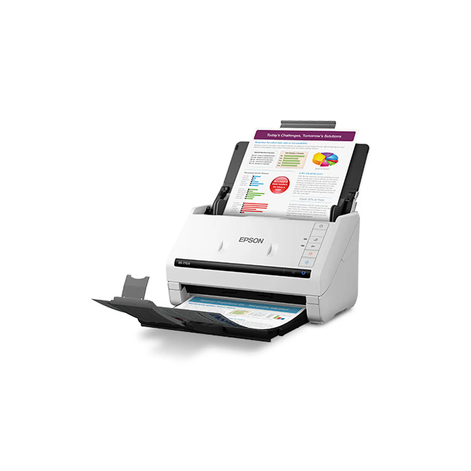 Epson DS-770 II B11B262201, Escáner Dúplex 45 ppm, 90 ipm, ADF 100 Hojas, 600 DPI, USB 3.0 2