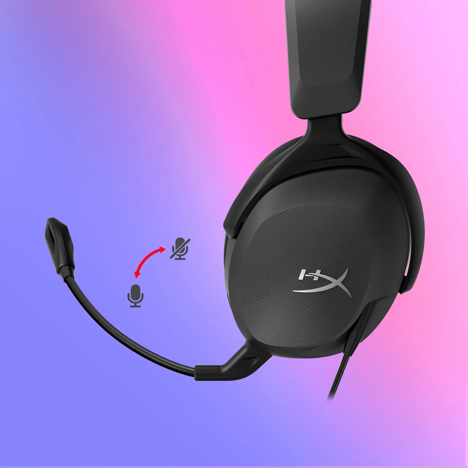 HyperX Cloud Stinger 2 Core 683L9AA, Audífonos Gamer Cableados 3.5mm, 40mm, DTS Headphone:X, Negro 9