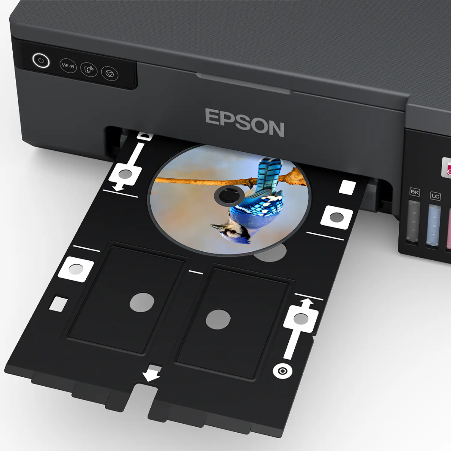 Epson EcoTank L8050 C11CK37301, Impresora Fotográfica A4, 6 Colores, Wi‑Fi, 5760 x 1440 dpi, CD/DVD/PVC 7