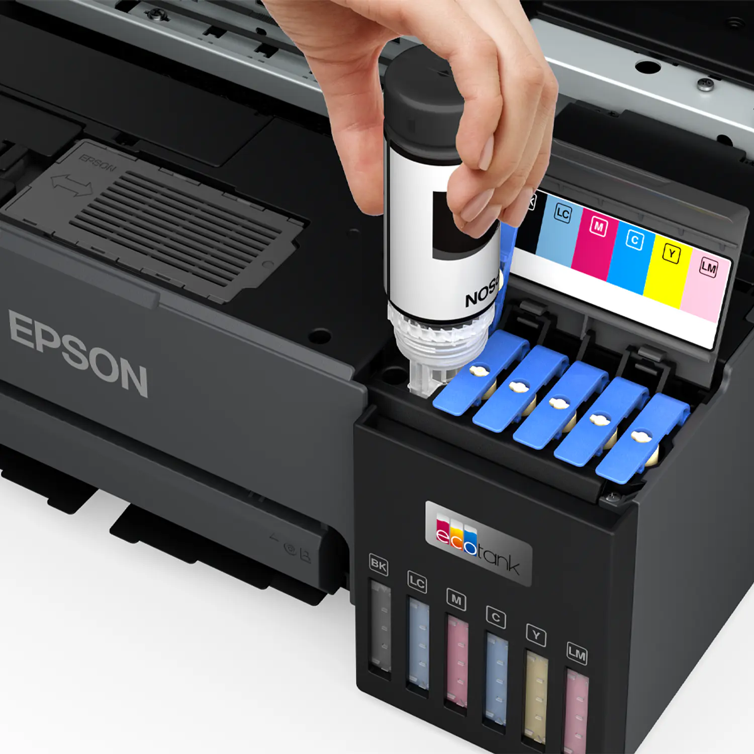 Epson EcoTank L8050 C11CK37301, Impresora Fotográfica A4, 6 Colores, Wi‑Fi, 5760 x 1440 dpi, CD/DVD/PVC 8