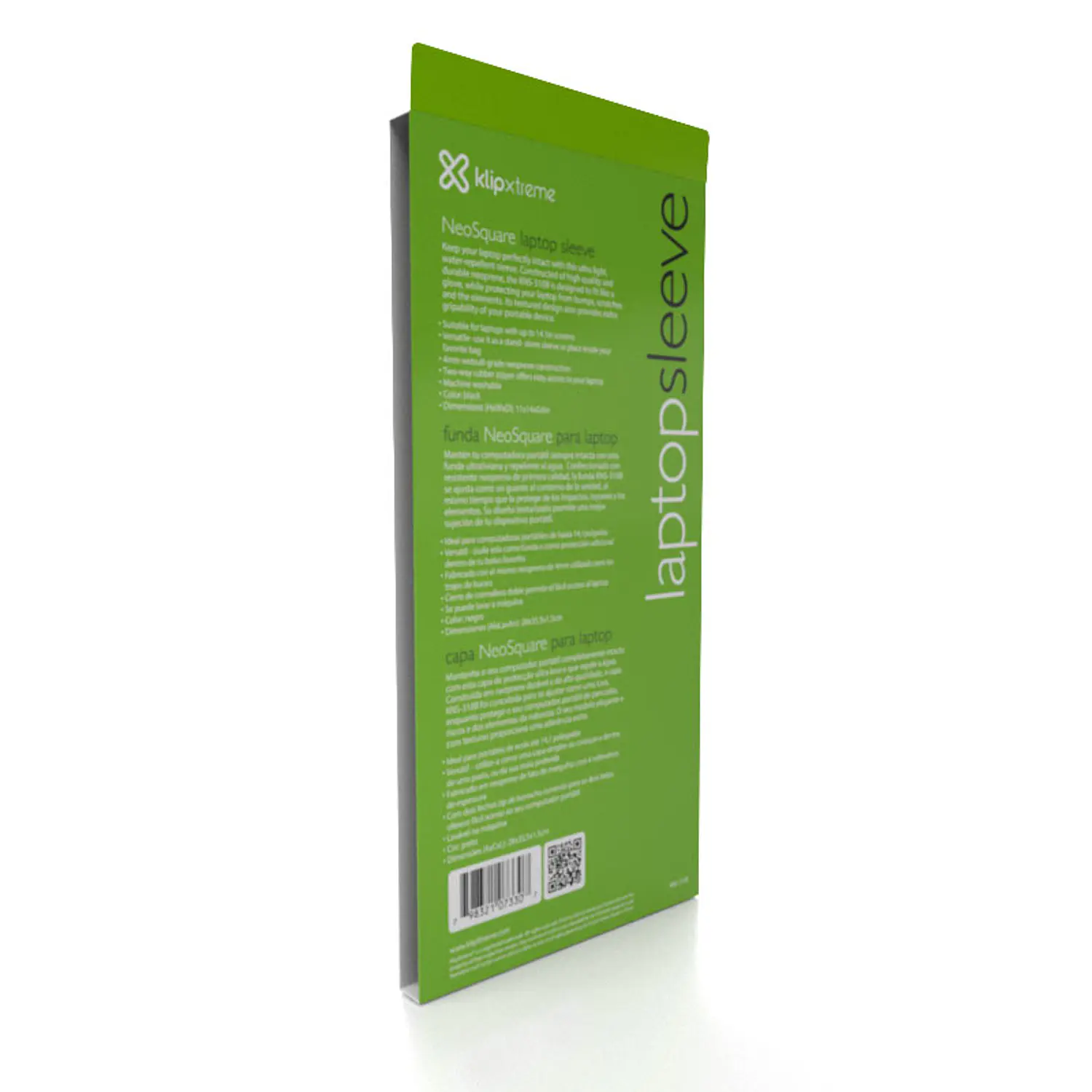 Klip Xtreme NeoSquare KNS-310B, Funda para Notebook 14.1