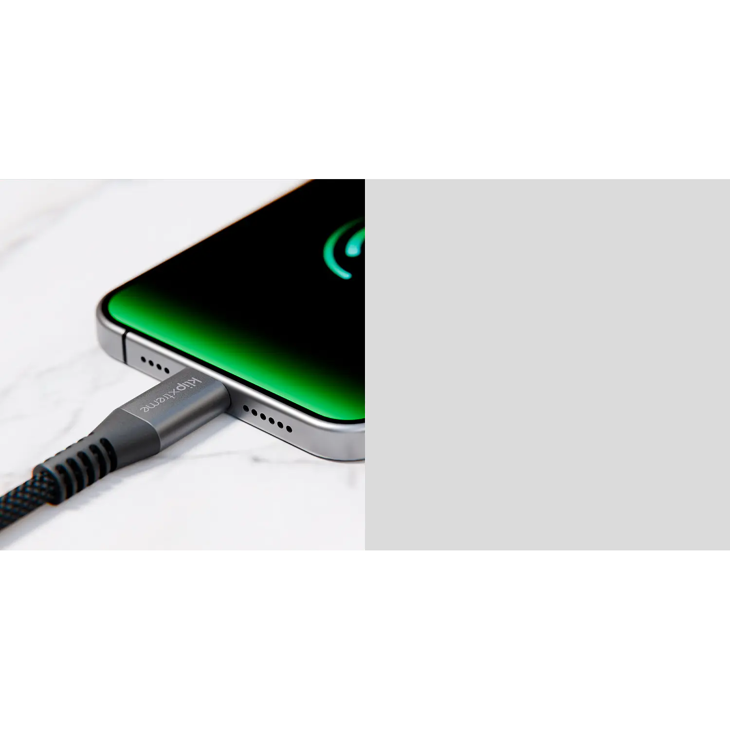 Klip Xtreme PowerGo 250 KAC-250-6FT, Cable USB-C a USB-C 1.8m, 60W, 480Mbps, Trenzado, Negro 11