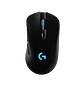 Logitech G703 LIGHTSPEED, Mouse Gamer Inalámbrico HERO 25K, 25.600 DPI, 1ms, RGB, Negro - Miniatura 1