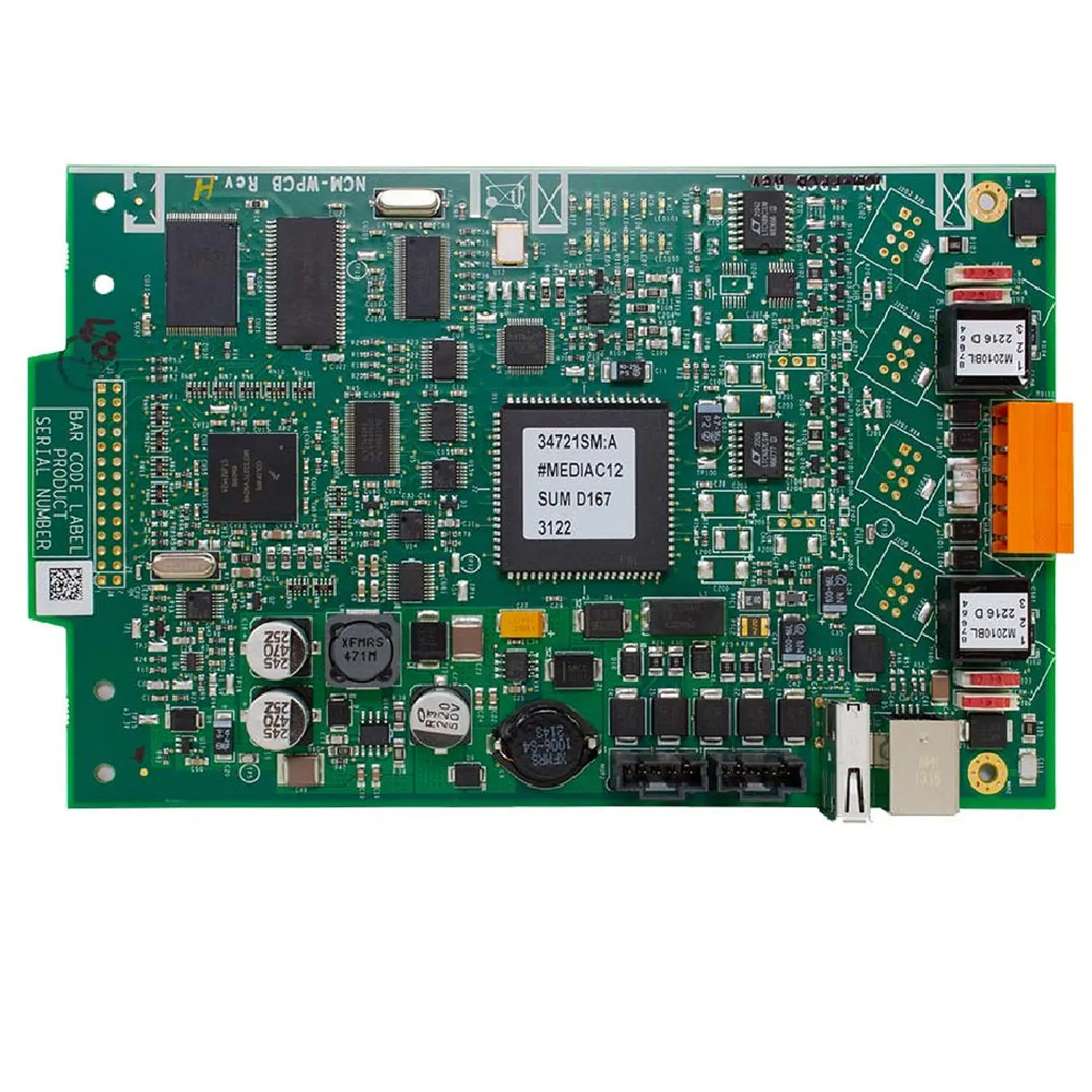 Notifier NCM-W, Módulo de Red NOTI-FIRE-NET, Par Trenzado, 312.5 Kbaud, 24 VDC, Clase A/B, ONYX 2