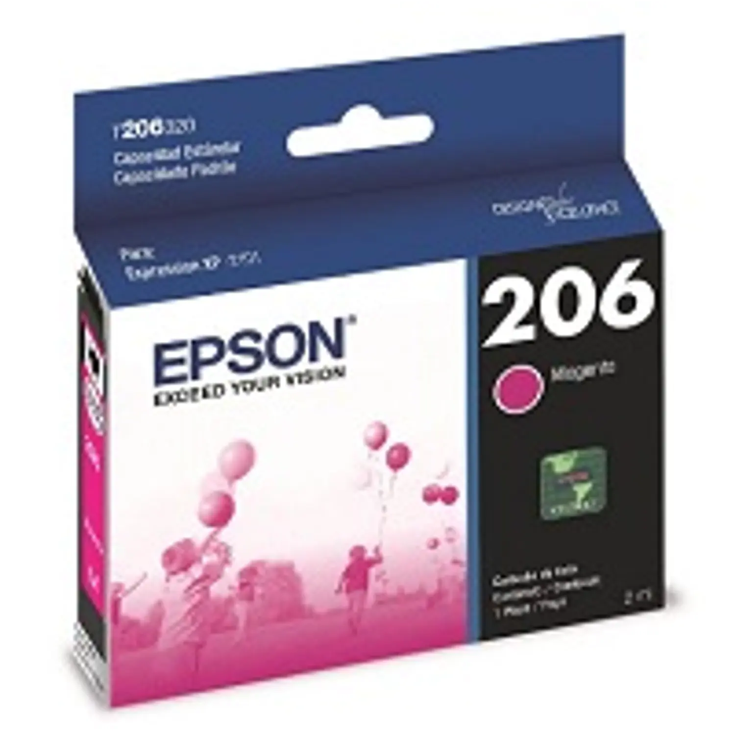 Epson T206320-AL, Cartucho de Tinta Original Magenta para Expression XP-2101
