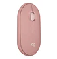 Logitech Pebble 2 M350S, Mouse Inalámbrico Bluetooth, Silent Touch, 4000 DPI, Rosado - Miniatura 2