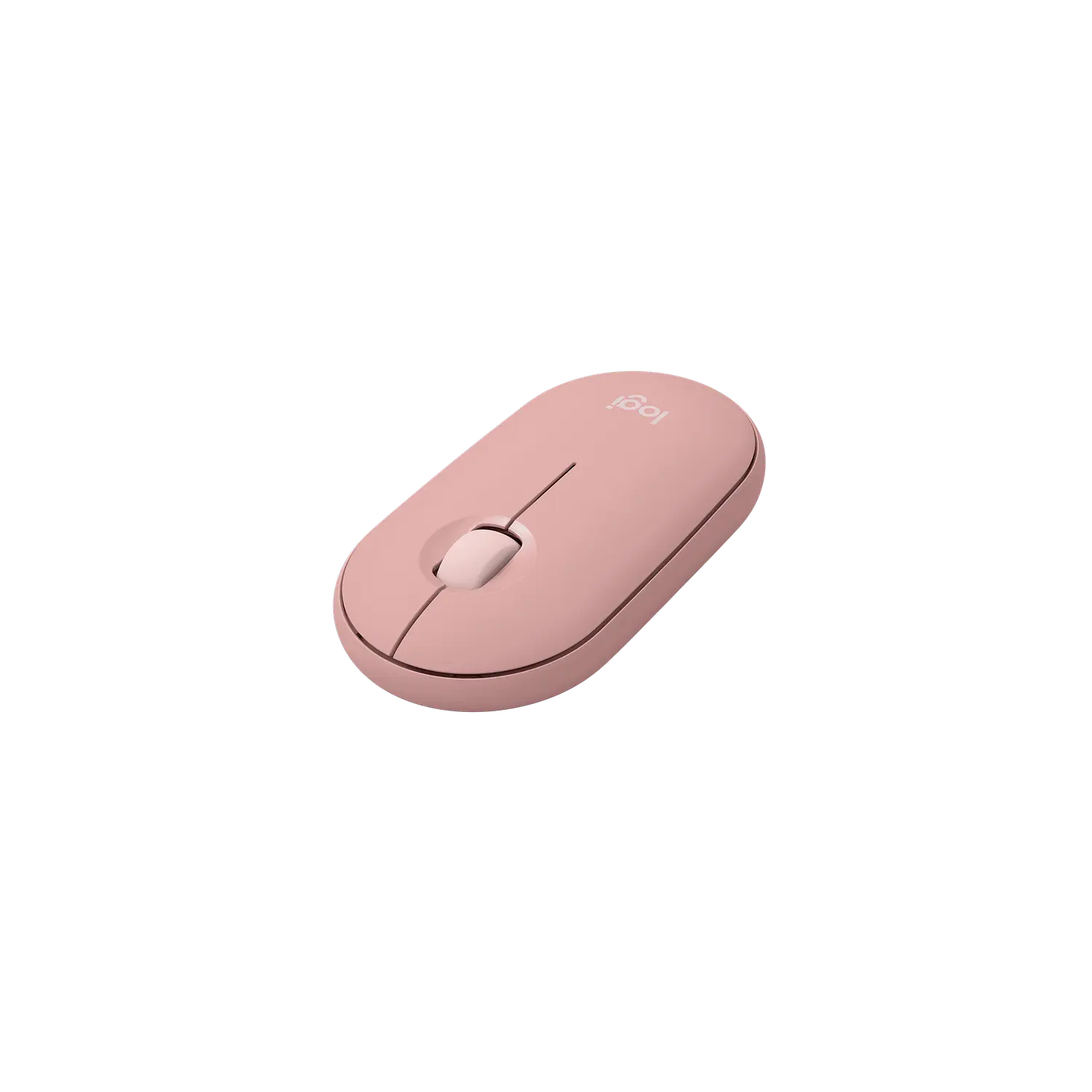 Logitech Pebble 2 M350S, Mouse Inalámbrico Bluetooth, Silent Touch, 4000 DPI, Rosado 3