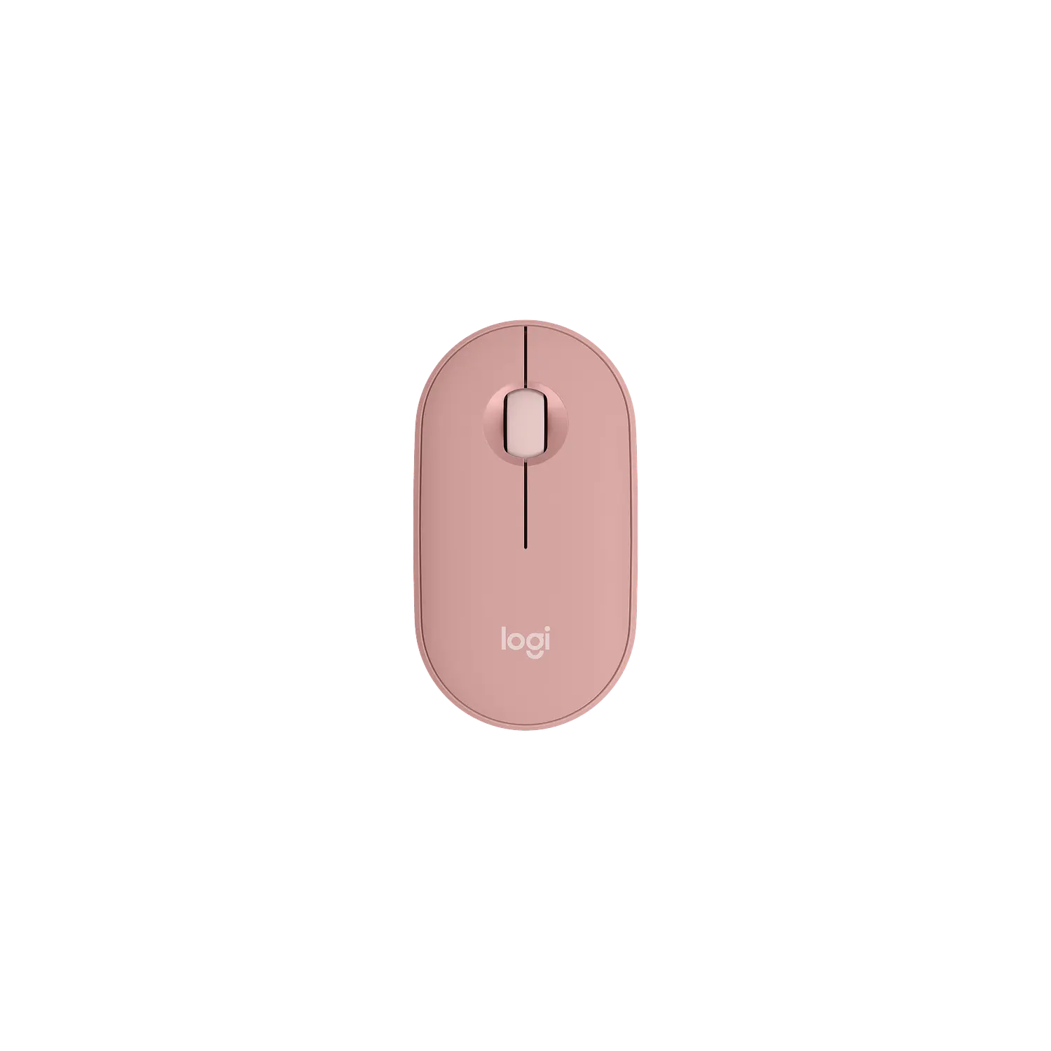 Logitech Pebble 2 M350S, Mouse Inalámbrico Bluetooth, Silent Touch, 4000 DPI, Rosado 1