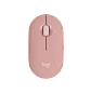 Logitech Pebble 2 M350S, Mouse Inalámbrico Bluetooth, Silent Touch, 4000 DPI, Rosado - Miniatura 1